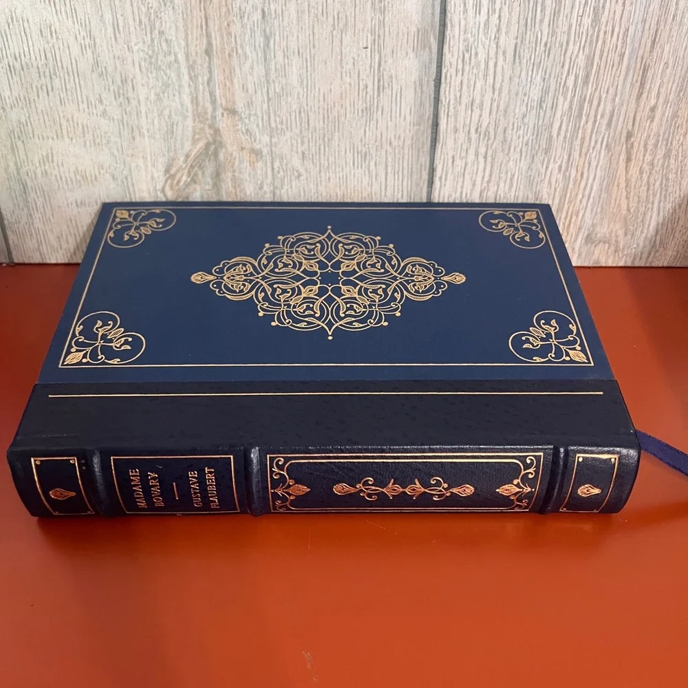 Franklin Library Madame Bovary Gustave Flaubert Heirloom Library 1979 Gilt Blue